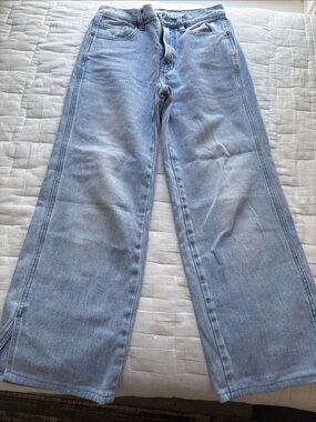 PacSun Light Blue Wide-Leg Jeans